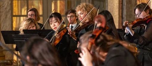 Les cordes de l'Orchestre de l'Opéra Royal
