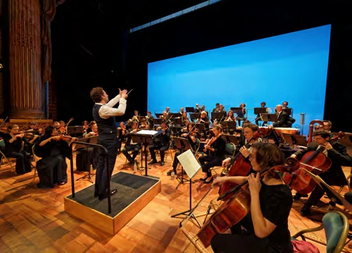 L'Orchestre de l'Opéra Royal sur scène