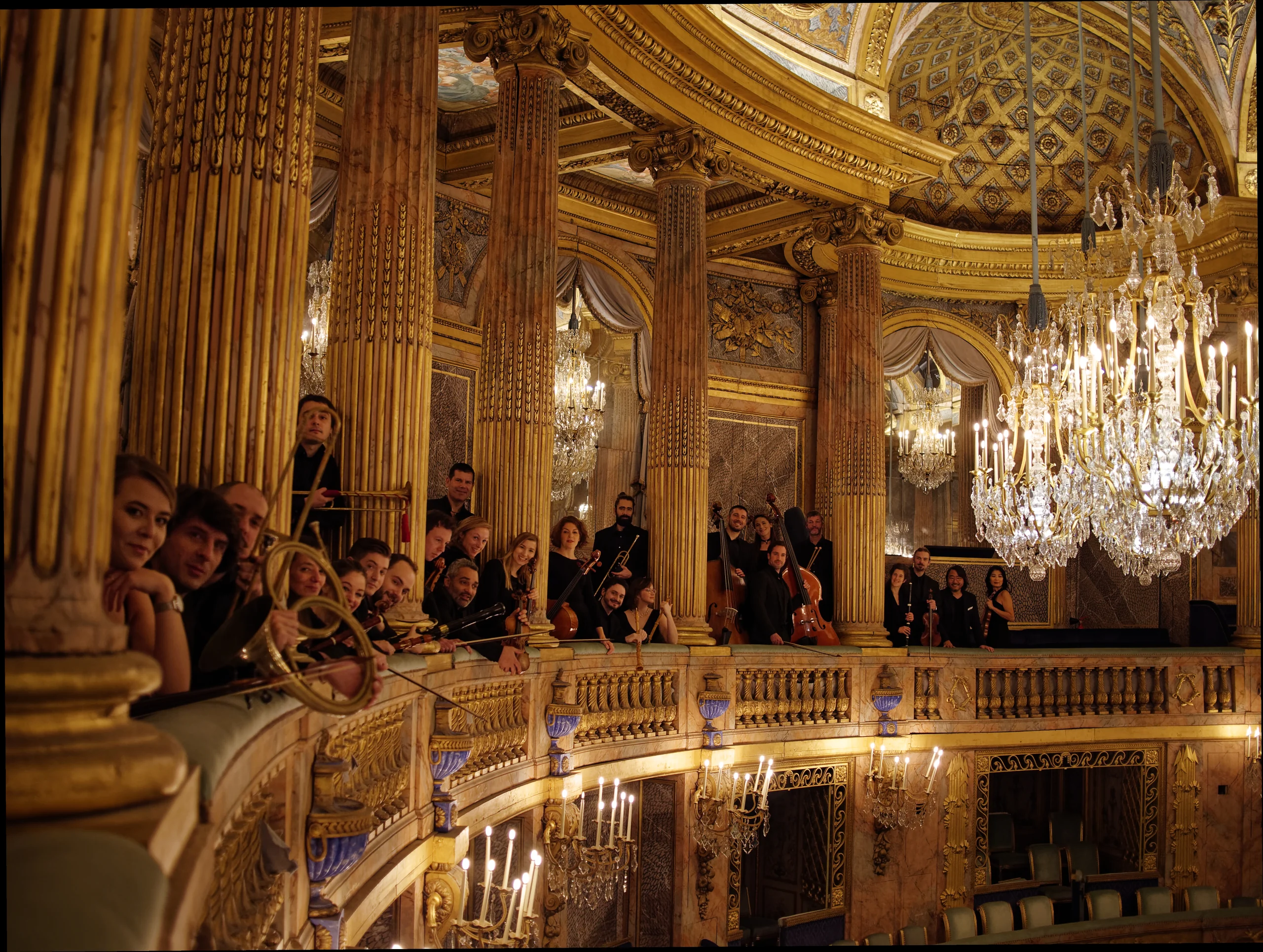 Les artistes de l'Orchestre de l'Opéra Royal à Versailles